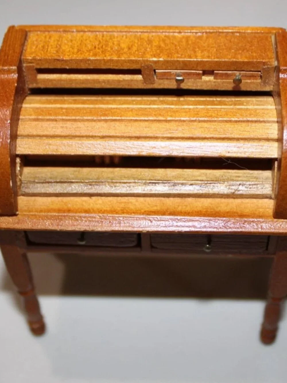 Lot Miniature Doll House Vintage Concord High Boy Shackman Organ Cradle Desk